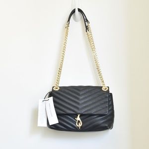 NWT NWT Rebecca Minkoff Edie Crossbody Bag Black